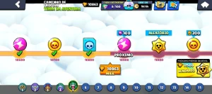 Conta Brawl Star 10K De Troféus 12 reais. 35/95 personagens  - Clash Royale