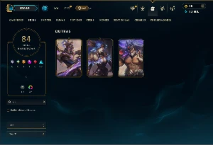 Bronze 4 com 150 Champs e 84 Skins - League of Legends LOL