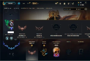 Bronze 4 com 150 Champs e 84 Skins - League of Legends LOL