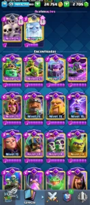 Conta Clash Royale gemada