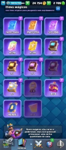 Conta Clash Royale gemada