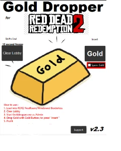 GoldDROP RDR2 ONLINE - Receba seu cheat na hora da compra!! - Red Dead Online
