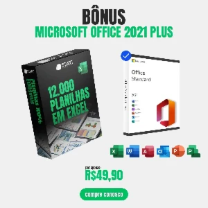 Super Pack com 12.000 Planilhas em Excel + Pacote Office - Others