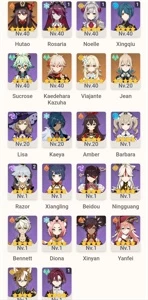 Hutao+Kazuha e jean - Genshin Impact