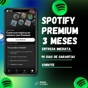 Spotify Premium 1 mes (não necessario da senha)