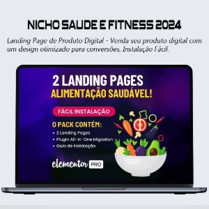 Landing Pages - Nicho Saúde e Fitness 2024