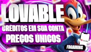 100 Creditos Lovable Na Sua Conta - Melhor Preço Da Dfg !