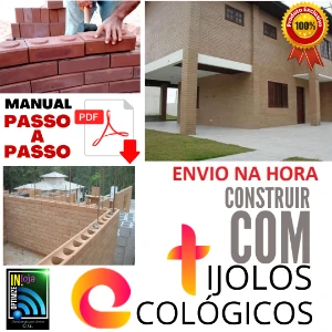 Manual Casas Com Tijolos Ecológicos - 2024 - Completo - eBooks