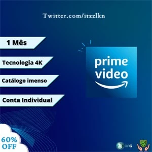 1 Conta Prime Video💙 (1 mês - Totalmente sua) - Assinaturas e Premium
