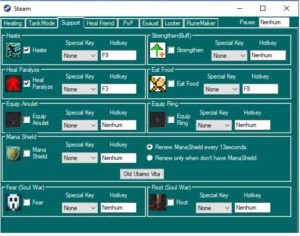 SCRIPT HEAL LIFE/MP TIBIA FUNCIONANDO NO GLOBAL!