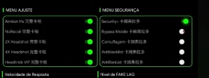 Painel Headtrick ff, menu - Free Fire