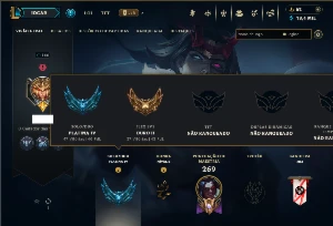Platina 4 com 90 Champs e 60 Skins + 3 Prestigios