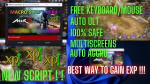 Mir4 Script Auto ult e Agro Farm XP boost - ENVIO AUTOMÁTICO