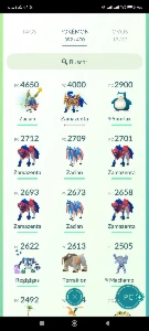 Lvl 38 Ano 2018 137 Lendários, Valor Negociável - Pokemon GO