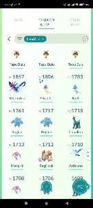 Lvl 38 Ano 2018 137 Lendários, Valor Negociável - Pokemon GO