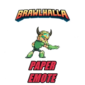 Paper Emote Brawlhalla