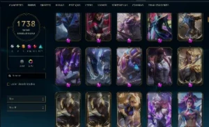Conta diamante 2 com 1740 skins - League of Legends LOL