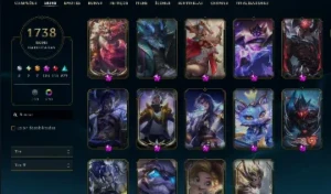 Conta diamante 2 com 1740 skins - League of Legends LOL