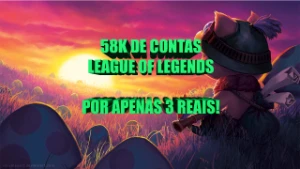 58 MIL Contas League Of Legends Com Login E Senha LOL
