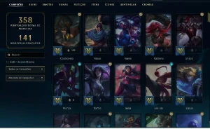 Conta LOL com skins - League of Legends