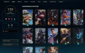 Conta LOL com skins - League of Legends