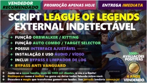 SCRIPT LEAGUE OF LEGENDS 🚀 100% SEGURO E PRIVADO LANÇAMENTO