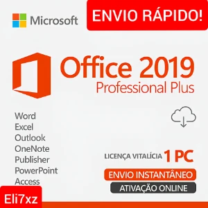 Pacote Office 2019 Pro Serial De Ativação Vitalício