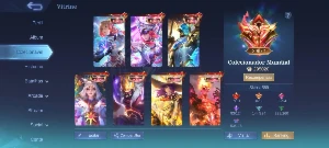 Colecionador mundial 589 skins 7 legend - Mobile Legends
