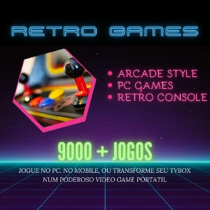 Games Retro 30 Consoles 9000+ Jogos ( Pc + Mobile + Tvbox ) - Outros