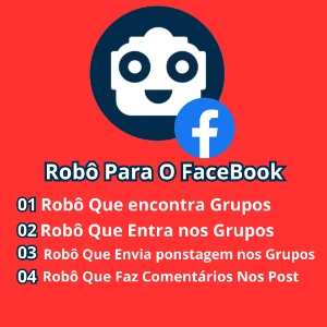 Robô Para Face Book Pague 1 Leve 4