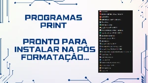 Pendrive Técnico Iso. + Programas Pós Formatação - Softwares e Licenças