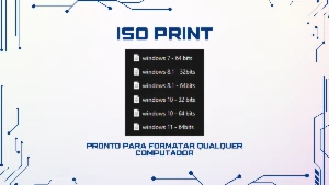 Pendrive Técnico Iso. + Programas Pós Formatação - Softwares e Licenças