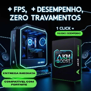 AKM BOOST para FORTNITE – Mais FPS, Menos Lag e Melhor Desem