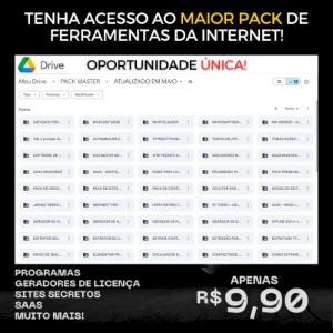 Pack Master - O Maior Pacote De Ferramentas Da Internet! - Softwares e Licenças