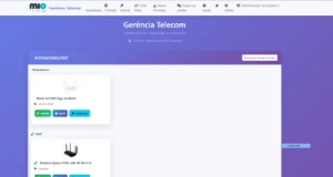 Sistema de Gerência Telecom em PHP – Administração de Rotead