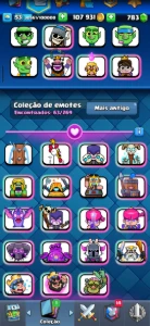 Conta 8 anos, 10k troféus + - Clash Royale