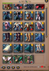 Conta Albion +12.5b de Prata em Itens - Craft Gloves 650 - Albion Online
