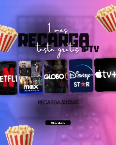 Tv Online Recarga - Gift Iptv 30 Dias Teste Gratis - Assinaturas e Premium