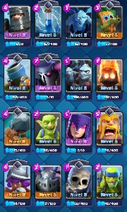 Conta clash royale arena 15