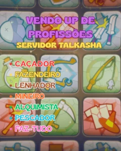 📈 Serviço De Up De Profissão ⚒️ - Servidor Talkasha 🔥