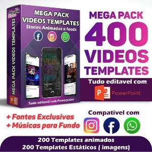 Mega Pack 400 Videos Templates