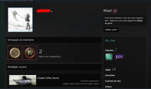 Conta Steam 19 Anos De Criação Com Jogos - Moeda 5 E 10 Anos