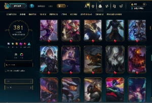 Prata 3 com TODOS os champs e 381 Skins ( ADC / SUP / MID ) - League of Legends LOL