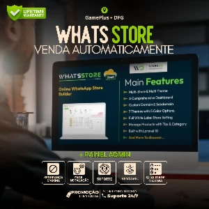 WhatsStore SaaS - Construtor de Lojas Online no WhatsApp