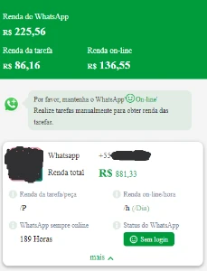 Ganhar dinheiro automaticamente com WhatsApp