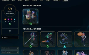 conta do league of legends LOL