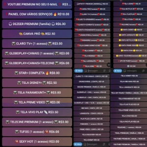Bot  De Contas De 5 Contas  No Telegram  E 7 Paineis Revenda - Outros