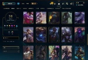 Esmeralda 4 com 120 Champs e 38 Skins ( MID / SUP / JG ) - League of Legends LOL