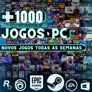 Super Pack +1000 Jogos Originais | Steam e Epic | Promoção ⭐