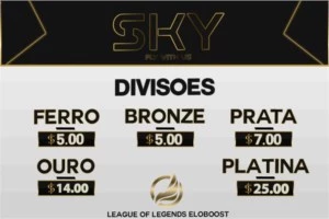 Elojob Sky - Rápido e Barato - League of Legends - LoL